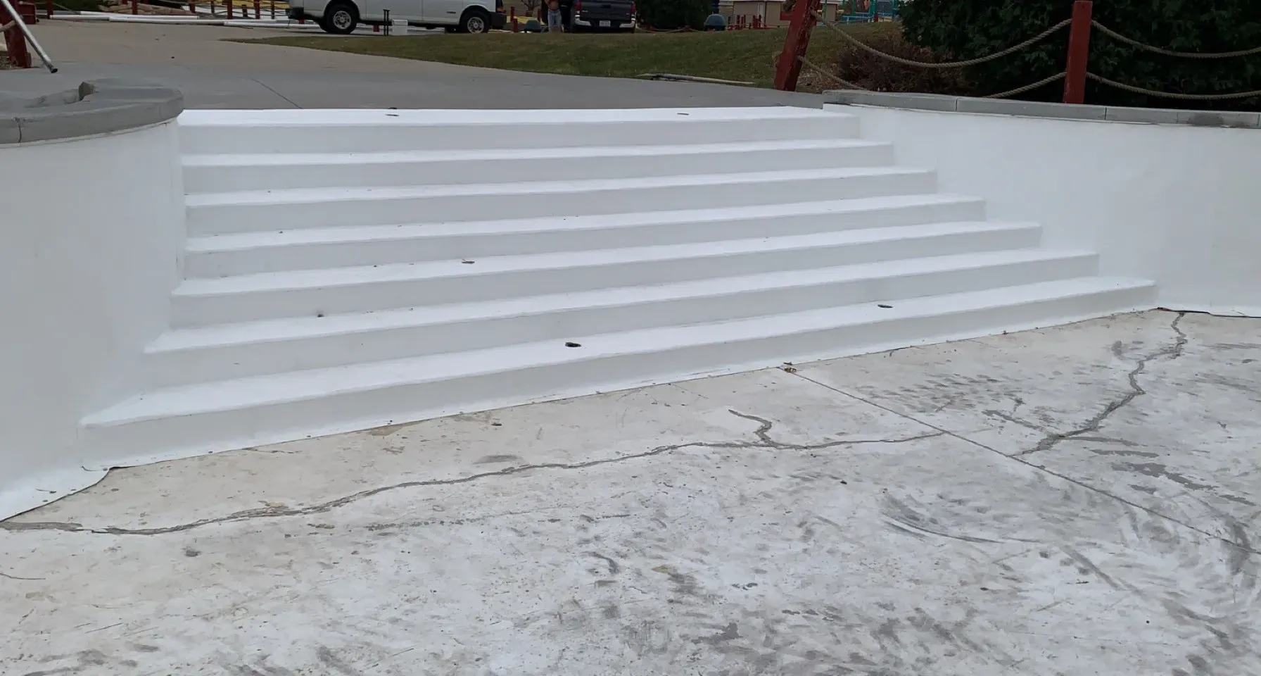 Raging Rivers Waterpark — Lazy River Entrance Staircase